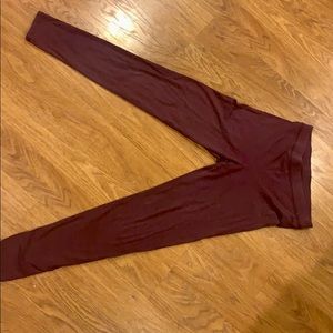 Maroon Pink leggings